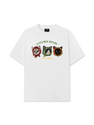 Áo Thun Relaxed Fit Vitamin Meow