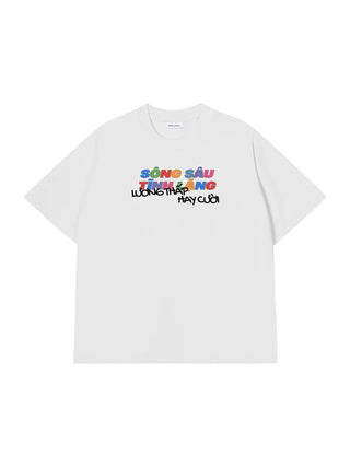 Áo Thun Relaxed Fit Sông Sâu Tĩnh Lặng