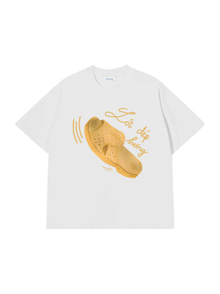 Áo Thun Relaxed Fit Lót Dép Hóng