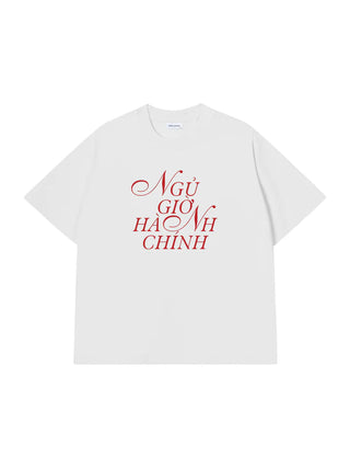 Áo Thun Relaxed Fit Ngủ Giờ Hành Chính