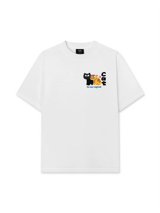 Áo Thun Relaxed Fit Side By Meow