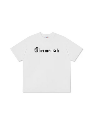 Áo Thun Relaxed Fit Idols Ubermensch Black And White