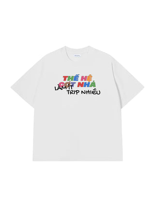 Áo Thun Relaxed Fit Thế Hệ Cợt Nhả