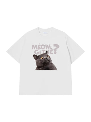 Áo Thun Relaxed Fit Méo Gì Thế