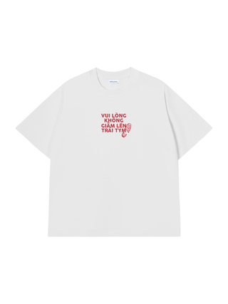 Áo Thun Relaxed Fit Vui Lòng Không Dẫm Lên Trái Tym