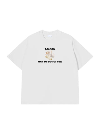 Áo Thun Relaxed Fit Để Cu Toi Yen