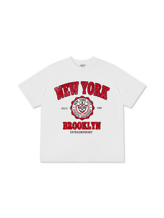 Áo Thun Relaxed Fit City New York Brooklyn