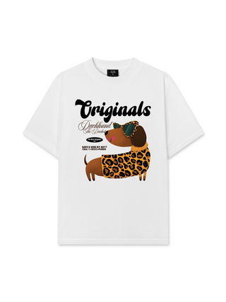 Áo Thun Relaxed Fit Leopard Dachshund