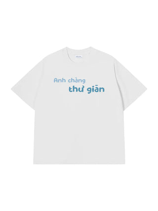 Áo Thun Relaxed Fit Anh Chàng Thư Giãn