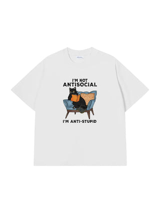 Áo Thun Relaxed Fit I'm Not Antisocial