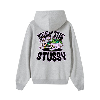 Áo Hoodie Stussy Floral Keep the Stussy