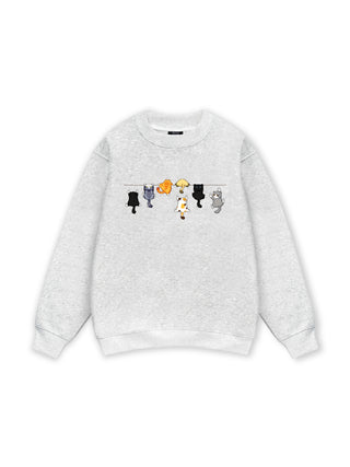 Cat Line Up Sweater
