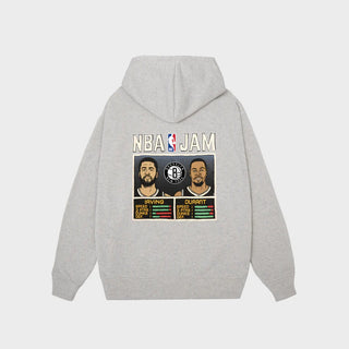 Áo Hoodie NBA JAM Nets Irving&Durant